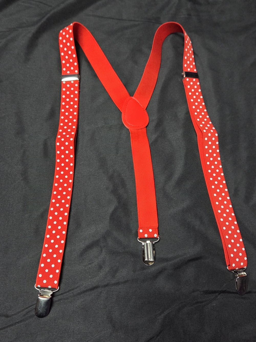 Red Polka Dot Women Suspenders